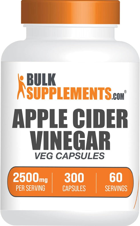 Bulksupplements.com Apple Cider Vinegar Capsules - 300 Capsules (60 Day Supply)