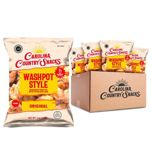 Carolina Country Snacks - Wash Pot Style Pork Skins, Original - 4