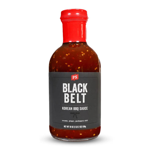 PS Seasoning Blackbelt Korean BBQ Sauce - Great for Beef Short Ribs, Pork Belly, Kabobs, and More