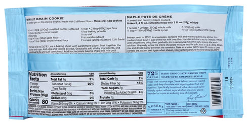 Guittard 72% 9 OZ Sante Dark Chocolate Baking Chips