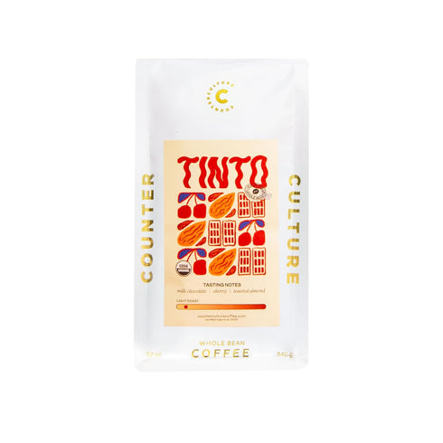 Counter Culture Whole Bean Organic Coffee (Tinto - Light Roast) Milk Chocolate