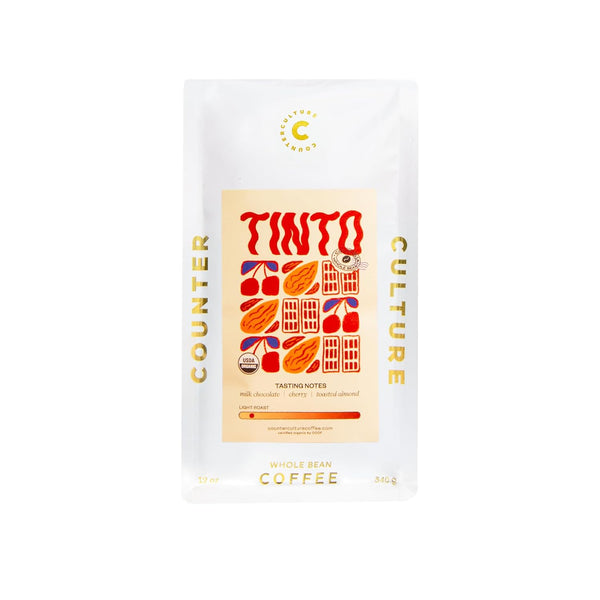 Counter Culture Whole Bean Organic Coffee (Tinto - Light Roast) Milk Chocolate