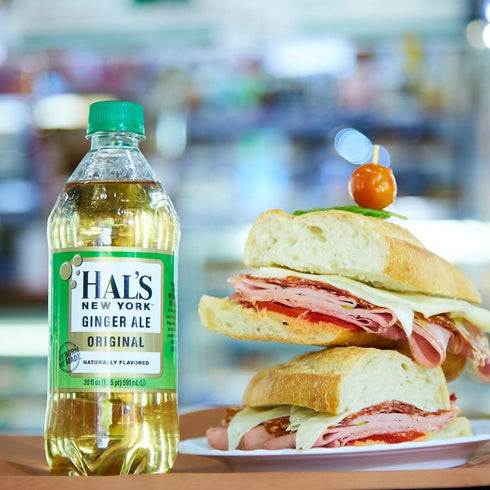 Hal's New York 20 Oz (Pack 24) Original Ginger Ale, Fl Bottles