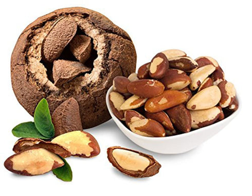 (8oz) Premium Wild Harvested Raw Brazil Nuts, - High Selenium, Batch Tested Peanut & Gluten Free, Non-GMO, Kosher