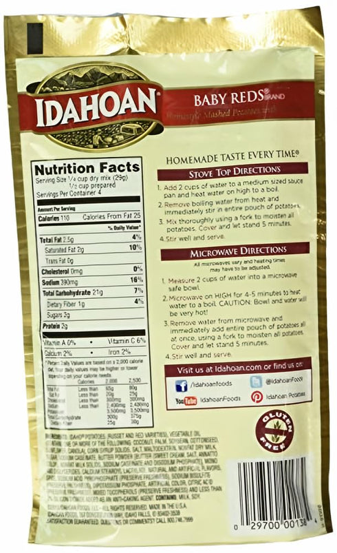 (Pack 4) Idahoan Baby Reds Mashed Potatoes
