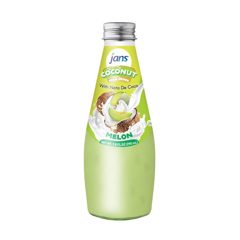 JANS - COCONUT MILK DRINK (with NATA DE COCO) MELON 9.8 OZ