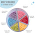 6 Set 2.75 Sweets Indeed Dye Free Rainbow Nonpareils Cell Decorative Sprinkles for Baking & Decorating Cupcakes