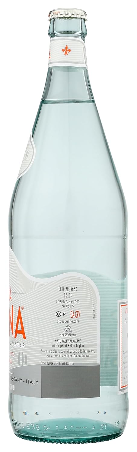 33.8 Oz. Acqua Panna Natural Spring Water, Fl. Glass Bottle
