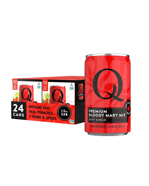 Q BLOODY MARY MIX, Real Vine-Ripened Tomatoes with 7 Herbs & Spices