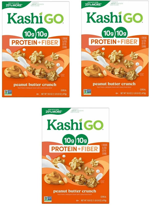 Generic Cold Breakfast Cereal - Vegan Protein - Fiber Cereal - Peanut Butter