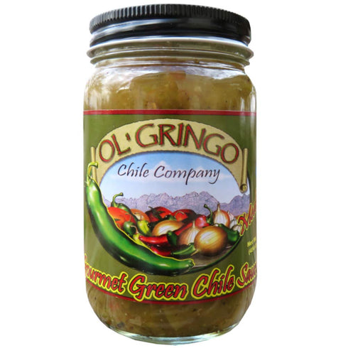 OL GRINGO CHILE COMPANY Medium Green Chile Sauce, 16 OZ
