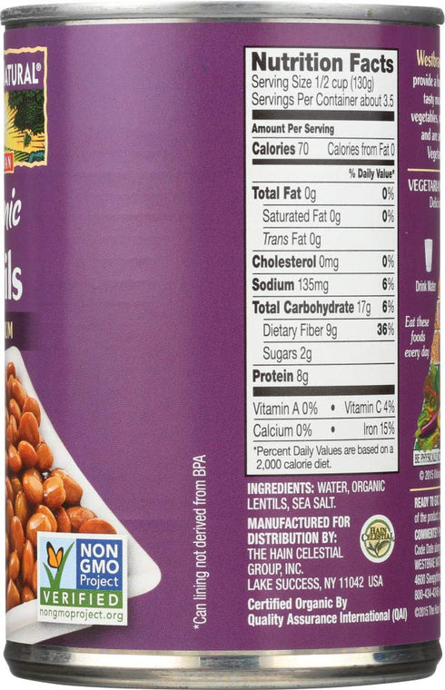 StarSun Depot (NOT A CASE) Vegetarian Organic Lentil Beans