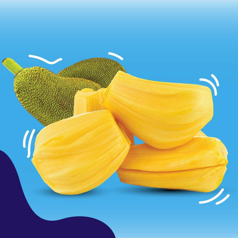7.05 oz (Pack 6) Jans Buah Dried Jackfruit Chips of Jack Fruit Chips Real Fruit Snack Gluten-Free, Sweet & Crunchy
