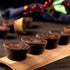 MIHUNTANG 8.81oz 250g Black sugar Cubes Chinese Traditional Yuanbao black sugar- Handmade Pure Raw Sugarcane Dark Black