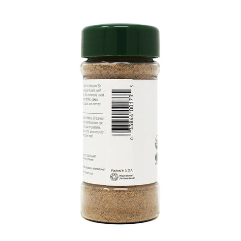 Badia Organic Ground Cardamom, 2.5 oz, Aromatic & Warm Spice for Baking, Cooking, Beverages