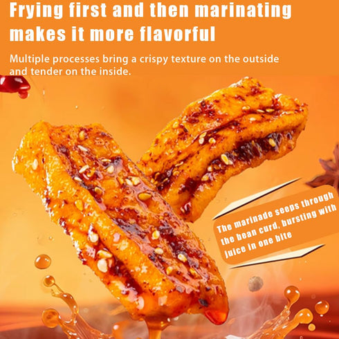 laweny tofu3.52oz/100g, Dried tofu ,Spicy dried ready to eat spicy tofu in open bags, snacks and office snacks