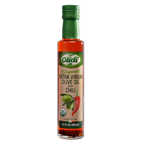 Olidi Chili Infused Extra Virgin Olive Oil 8.5 oz | Product of