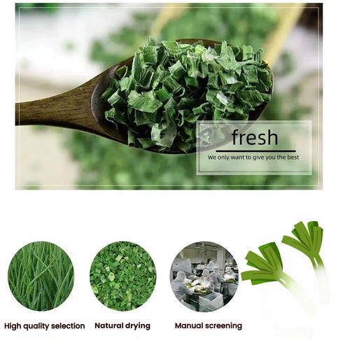 TEAERPKLAE 2.82/80minced Dried Chopped Green Onions onions driedchives seasoningscallions chopped Gourmet Spring Green