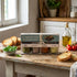 Set, 1.3 oz Pack 4 ARTIGIANI DEI SAPORI - Bruschetta each, Tomato Chopped, Artichokes, Sun-Dried Tomato, Smooth