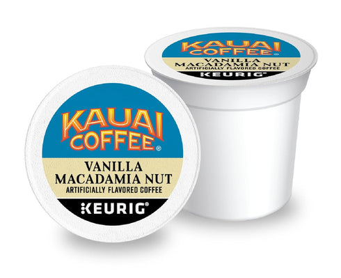10% 1 Pack 48 Kauai Coffee K-Cup Pods for Keurig Brewers Arabica Coffee, Hawaiian Medium Roast, Vanilla Beans