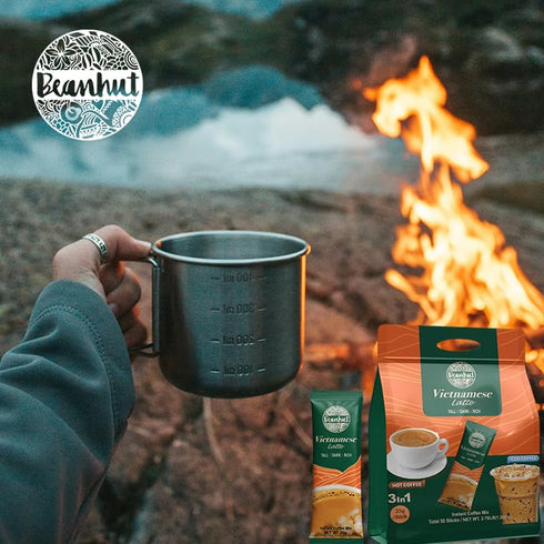 3 1 25g 50 sticks(2.75 lb) Beanhut's Vietnamese Latte, Instant Coffee Mix, in Coffee Mix, x
