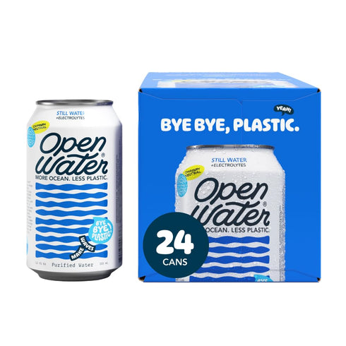 Open Water Still 12oz cans (2 cases, 24 cans) - Sustainable Aluminum