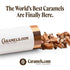Pack Caramels.com | Chocolate Caramels Brownie and Creamy Peanut Butter | Soft Caramel | Duo | Individually Wrapped |
