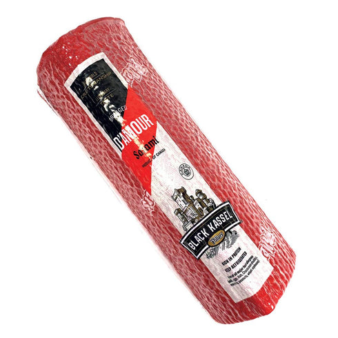 2.5 lb D'Amour Dry Aged Salami by Piller's, Heart Shaped Sausage (Black Kassel) Canada, approx.