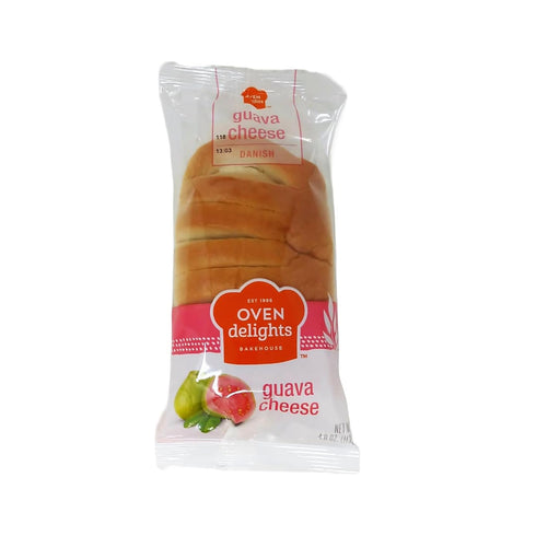 Oven Delights (4oz) Pack 12 Guava Cheese Croissant - Bakery fresh - Breakfast Pastries - Individually Wrapped