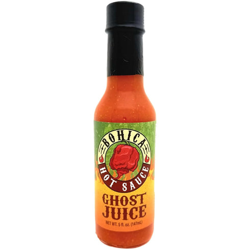 Bohica Pepper Hut 4 Pack Set (Pack 4) 5oz. Bohica Hot Sauce - Hawaiian Lava, Dream Reaper, Pobla Peno, Ghost Juice.