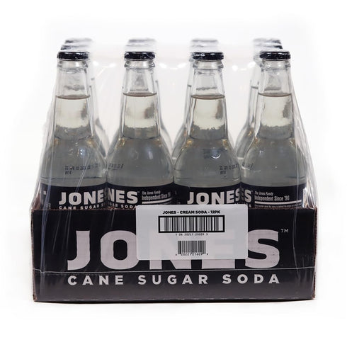 12-Pack 100% 12 Oz Jones Soda Co. Cream Flavor | | The Original Craft Soda | Made with Pure, Cane Sugar | Pop