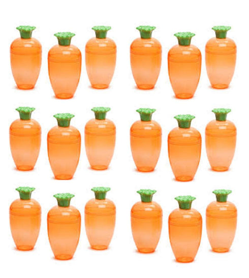 East & West 18 Easter Fillable Eggs - Carrots