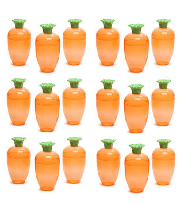 East & West 18 Easter Fillable Eggs - Carrots