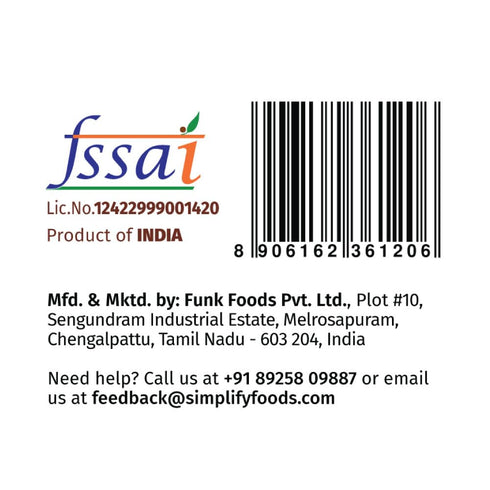 (Pack 1) 100gm 5 100% Simplify Orange & Carrot Dry Spread - of - Kid Friendly | Each Makes for Sandwich | Tasty & Easy