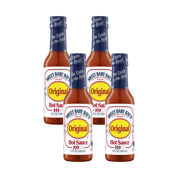 Sweet Baby Rays Original Hot Sauce 5 Fl Oz (Pack of 4)