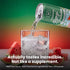 (900mg), (6 Pack) Happie Fungi Fusion Watermelon Sparkling Mushroom Drink with Lion's Mane Cordyceps & Reishi