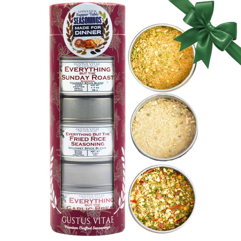 Made for Dinner: Supper Table Seasonings | Gift Packaged Set of 3