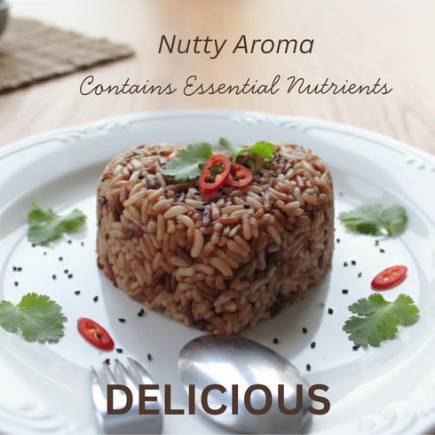 3 2 LB Organic Mixed Rice - Kinds of Thai Rice Medley: Brown Jasmine, Black Jasmine Riceberry, and Red Jasmine - High