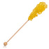 36 Candy Envy - Yellow Caf Sugar Sticks Mini Rock Candy - Individually Wrapped Yellow Treats - Lemon Flavored