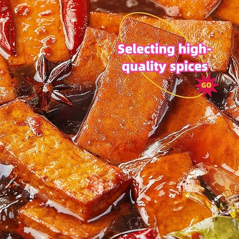 GDFFKS Pack, 20 Packaging, Essential440g15.5Oz, Spicy Dried Tofu Snacks, Multi-Flavor Dried Tofu, Chinese Specialty