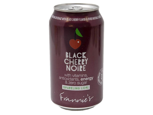 AmishTastes Frannies Sparkling Black Cherry Noire, Protected With High-Density Foam, 12 Oz. (Case