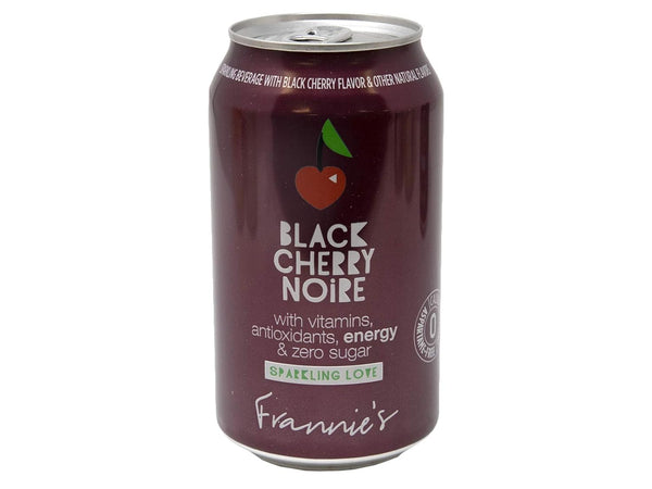 AmishTastes Frannies Sparkling Black Cherry Noire, Protected With High-Density Foam, 12 Oz. (Case