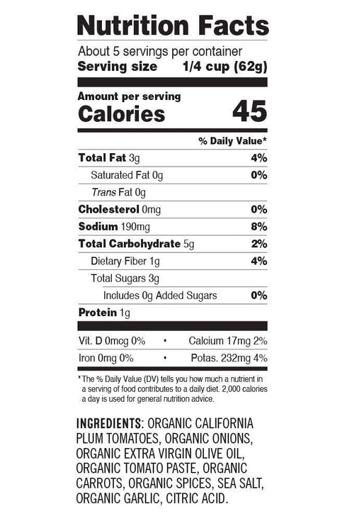 12 (Pack 4) Sonoma Gourmet Organic Pizza Sauce | Made With Fresh Organic Tomatoes & Sweet Basil | Vegan & Gluten-Free |