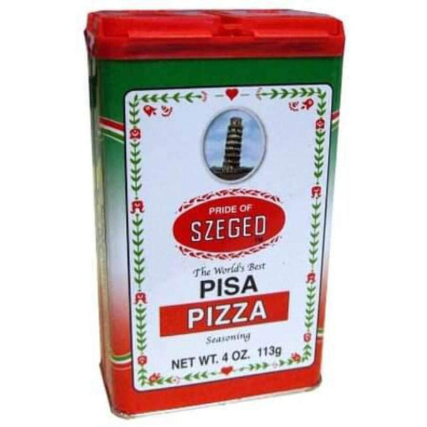 PRIDE OF SZEGED Pizza Seasoning, Italian Spice Blend, 3.5 oz. Tin, 1-Count