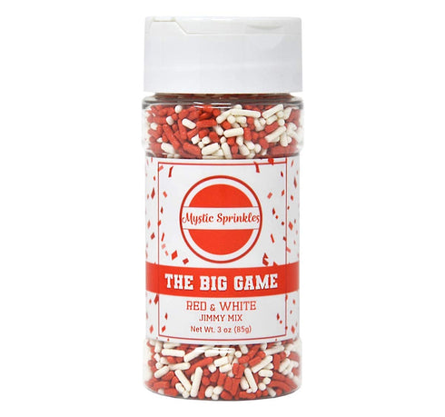 Mystic Sprinkles The Big Game Jimmy Mix, 3oz Bottle, Red & White