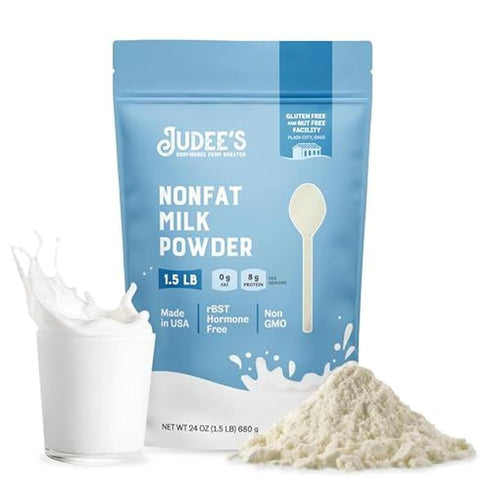 Judee's Gluten Free Non Fat Dry Powdered Milk 1.5 lb (24 oz)