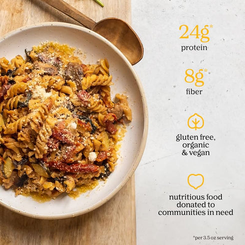 Pack 8 oz (Pack 6) Chickapea Organic Chickpea Pasta - Spirals, Penne, Shells Variety