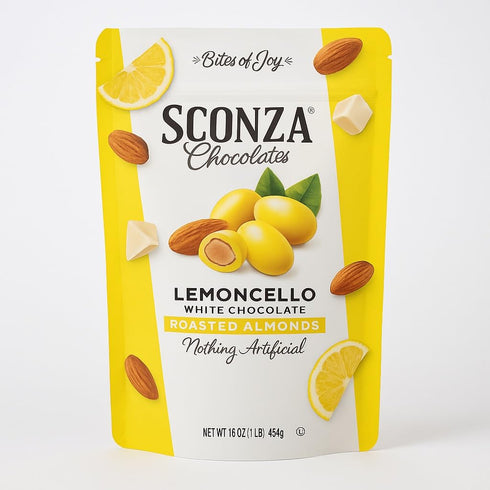 Sconza 16 oz. Lemoncello Almonds