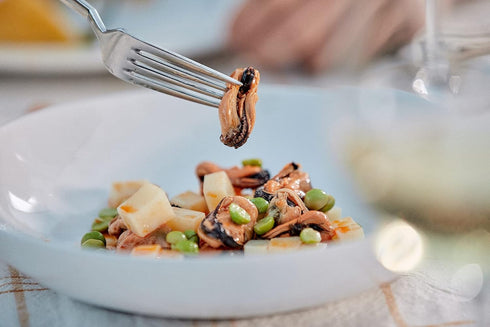 3.92 oz. 2 Pack Matiz Espaa Mussels in Extra Virgin Olive Oil & Apple Cider Vinegar | - | Handcrafted in Galicia, Spain