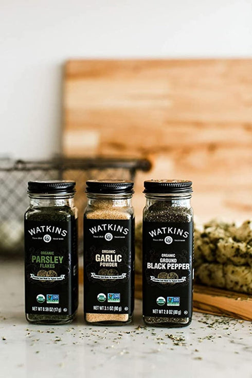 Watkins Gourmet Organic Spice Jar, Parsley Flakes, Non-GMO, Kosher, 0.59 Ounce Jar, 1-Pack